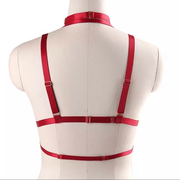 Red Body Harness Belt Adjustable harness  … - Picture 3 of 6